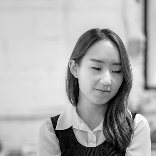 Nina Cho portrait BW