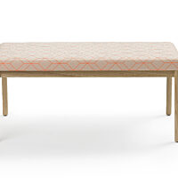 Prose bench ash pink orange front product banner