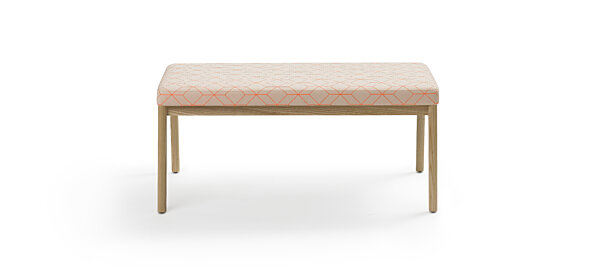 Prose bench ash pink orange front product banner