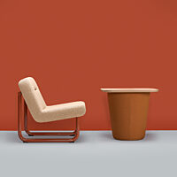 Chroma Armless Lounge with High Table