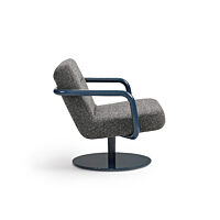 Chroma Lounge, Swivel - Navy Blue Matte