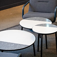 Chroma Swivel & Chord Tables - Café