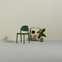 April - Green Chair with Plant