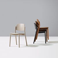 April Chair - Wood Stack