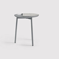 Chord Personal Table - Silver and Gray