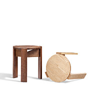 Kino Stool - Ash and Walnut