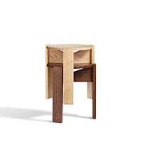 Kino Stool - Ash and Walnut