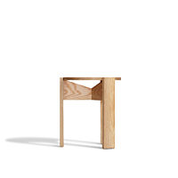 Kino Stool - Clear over Ash