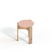Kino Stool - Forbo Top, Powder