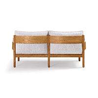 Rolo Loveseat - White, Ash