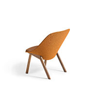 Penna Lounge - Clear over Walnut