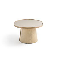 Penna Obround Table - Clear over Ash