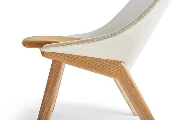 Penna Lounge Detail - Clear over Ash