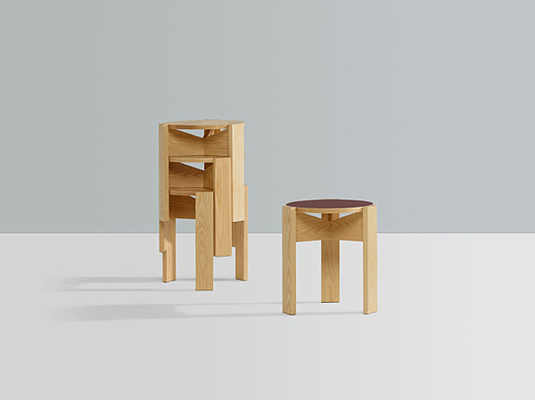 Kino Stool - Forbo Top ensemble