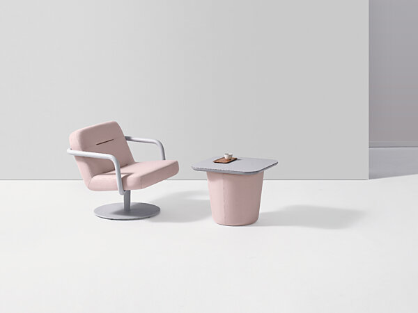 Chroma Lounge, Swivel with Low Table