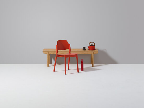 April - Red Chair with Maru