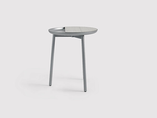 Chord Personal Table - Silver and Gray