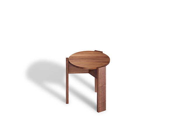 Kino Stool - Forbo Top, Walnut