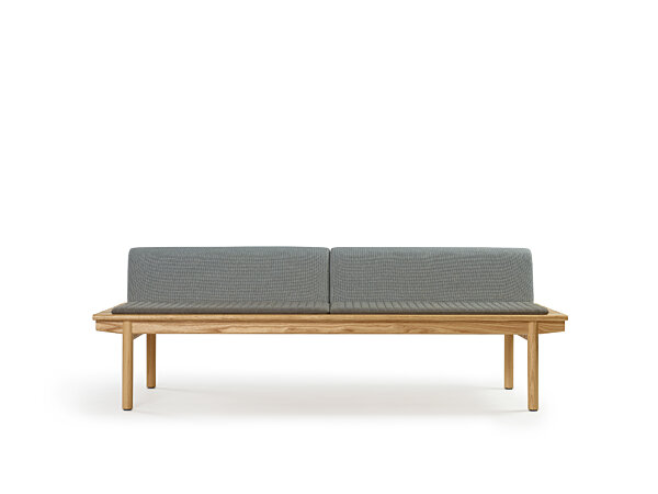 Maru Five Slat Bench - Ash, Bolsters, Pads