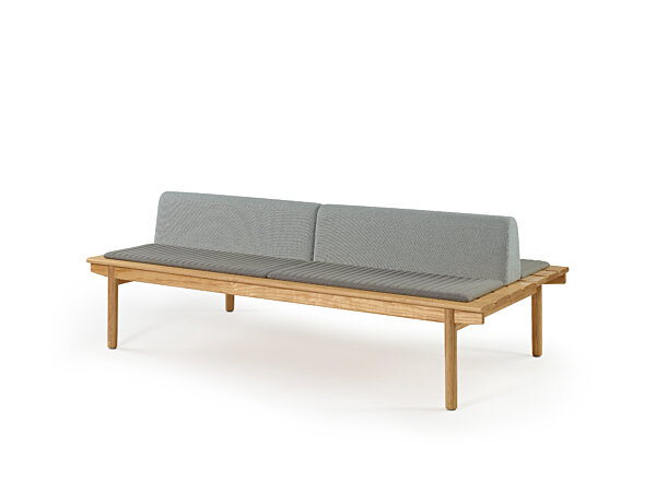 Maru Seven Slat Bench - Ash, Bolsters, Pads