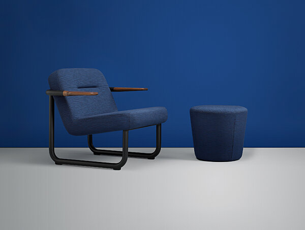 Chroma Lounge and Ottoman