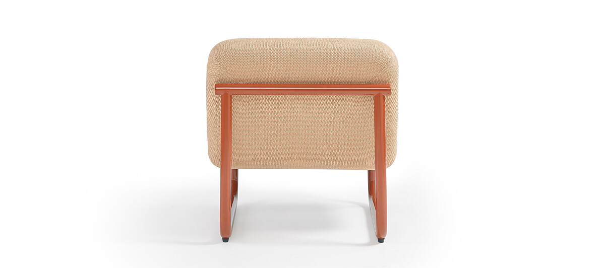 Chroma Lounge, Armless - Copper Red Matte