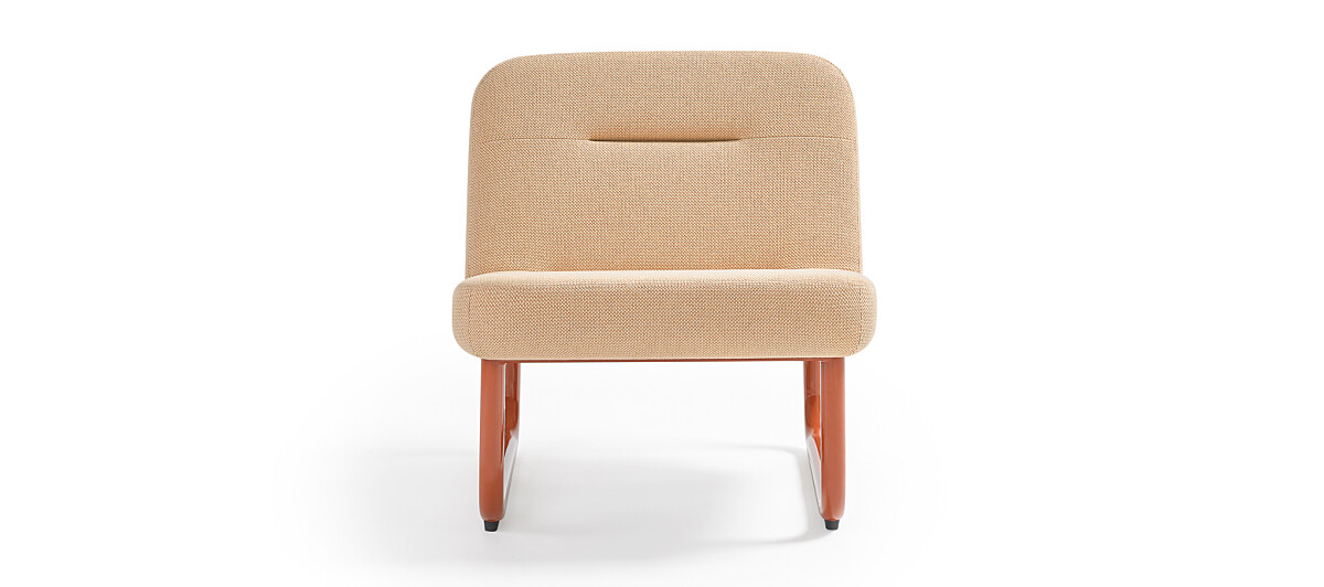 Chroma Lounge, Armless - Copper Red Matte