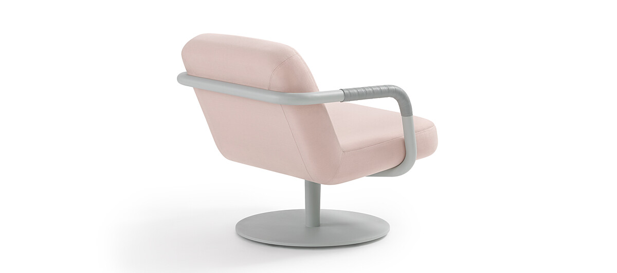 Chroma Lounge, Swivel - Light Gray Texture