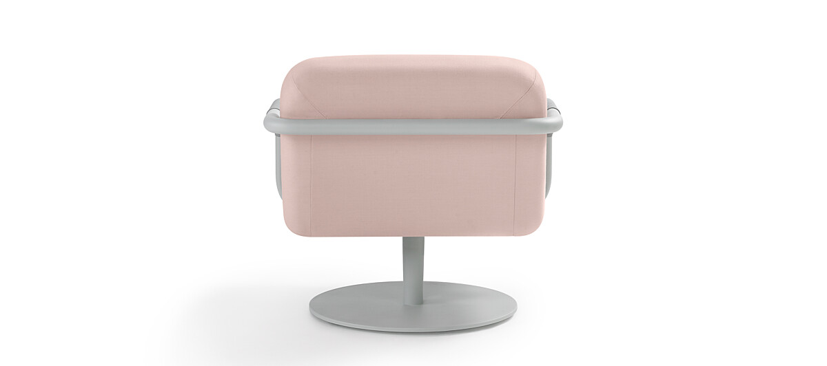 Chroma Lounge, Swivel - Light Gray Texture