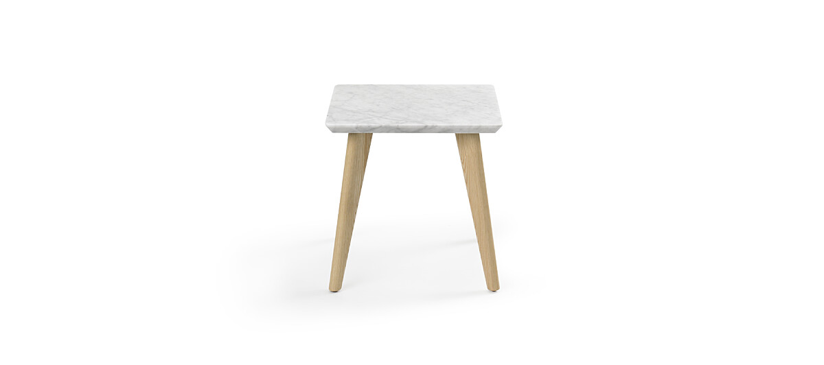 Prose Free-Standing End Table - Quartz Top