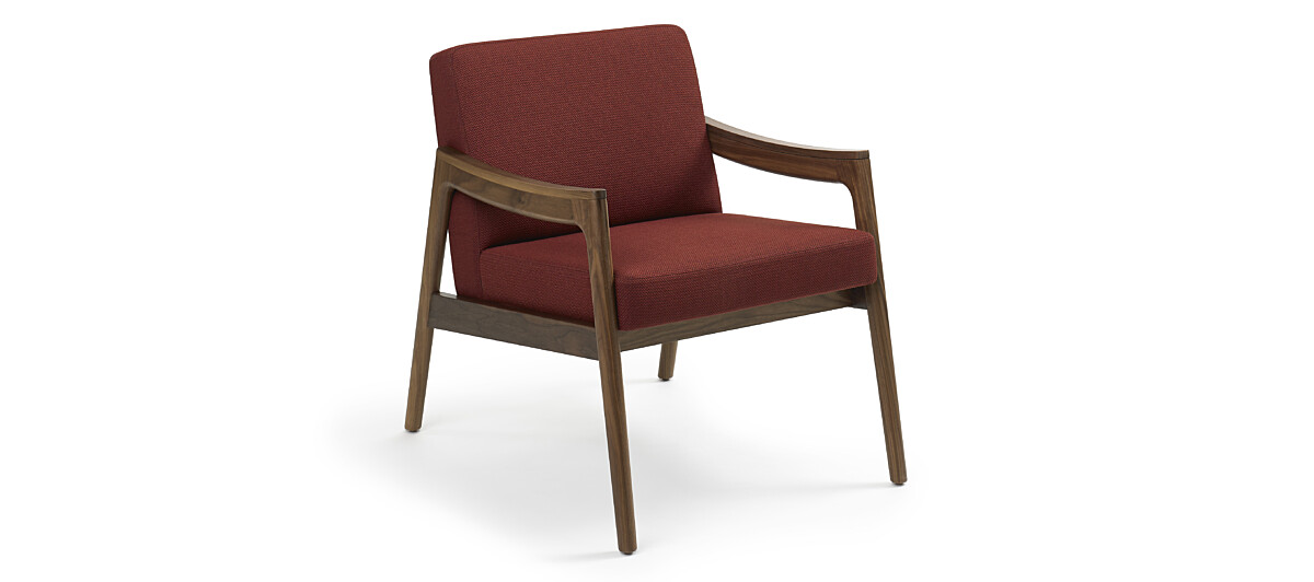 Prose Lounge - Clear over Walnut