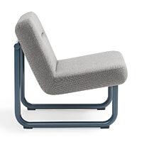 Chroma Lounge, Armless - Navy Blue Matte
