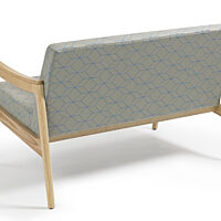 Prose Loveseat - Clear over Ash