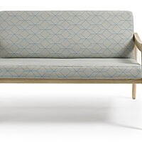 Prose Loveseat - Clear over Ash