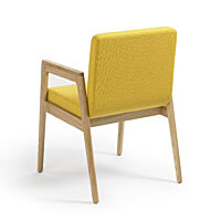 Prose Side Chair - Clear over Ash